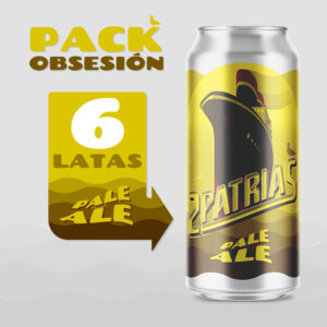 Pack de 6 latas de cerveza artesanal estilo Pale Ale